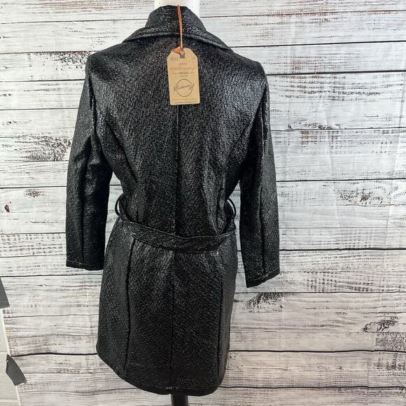 Weatherproof Vintage Women's Long Wrap Jacket w/ Belt size Small Career Church - Picture 14 of 15